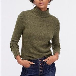 JCrew mockneck sweater in super soft yarn